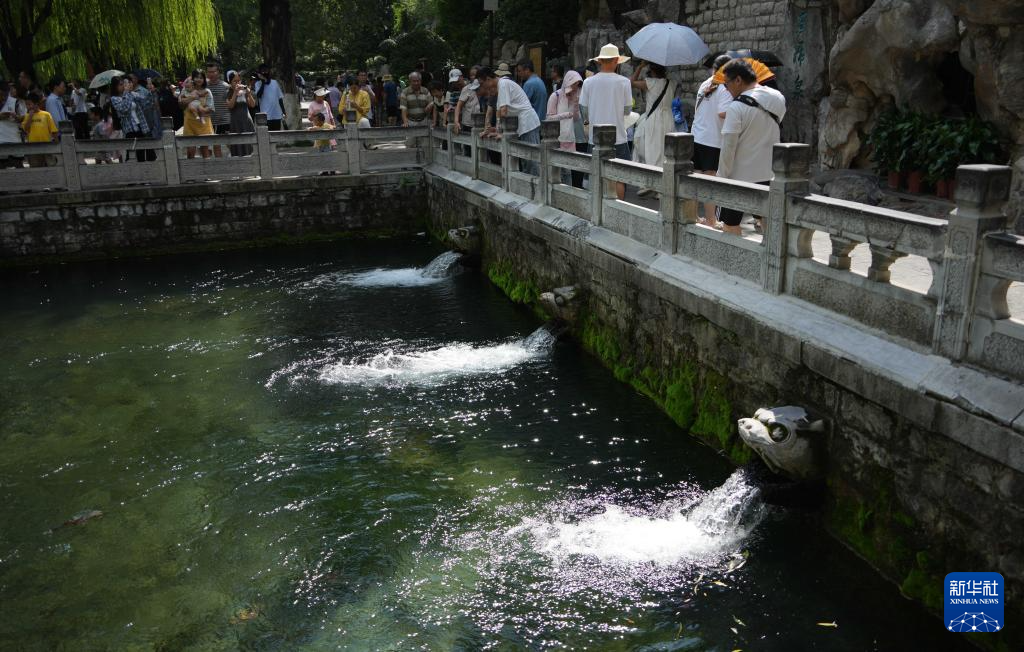 濟南泉水恢復噴涌活力